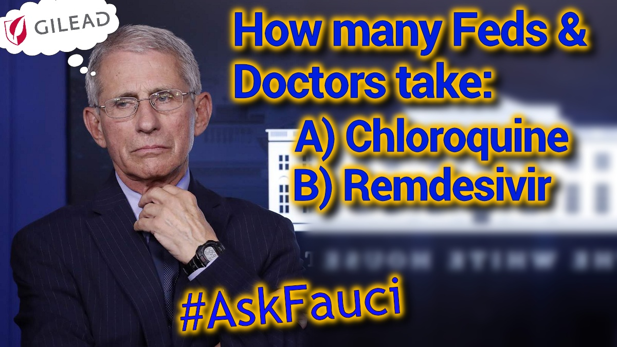 Dr. Anthony Fauci knows that big pharma pays the big bucks and it is a two way street there MoFo