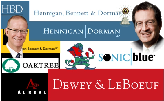 Dewey & LeBoeuf swallows demon seed cast off by Hennigan Dorman