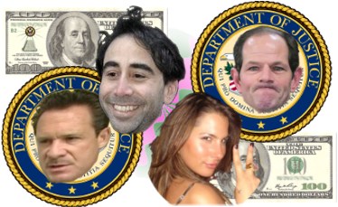 Connections among Paul Bergrin, Eliot Spitzer, Ashley Dupre, and Jason Itzler