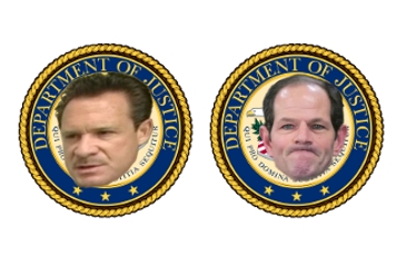 Paul Bergrin and Eliot Spitzer are two fallen former prosecutors of the DOJ 